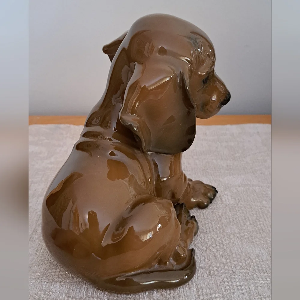 Vintage Germany Rosenthal Porcelain Ceramic Dog Dachshund Figurine Puppy - Picture 4 of 7